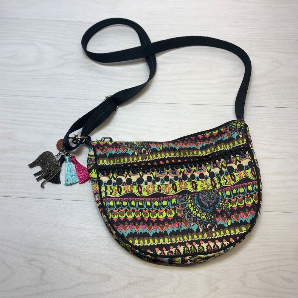 Sak Roots Purse Crossbody Handbag Cross Body Sakroots Sakroot Boho Chic Colorful